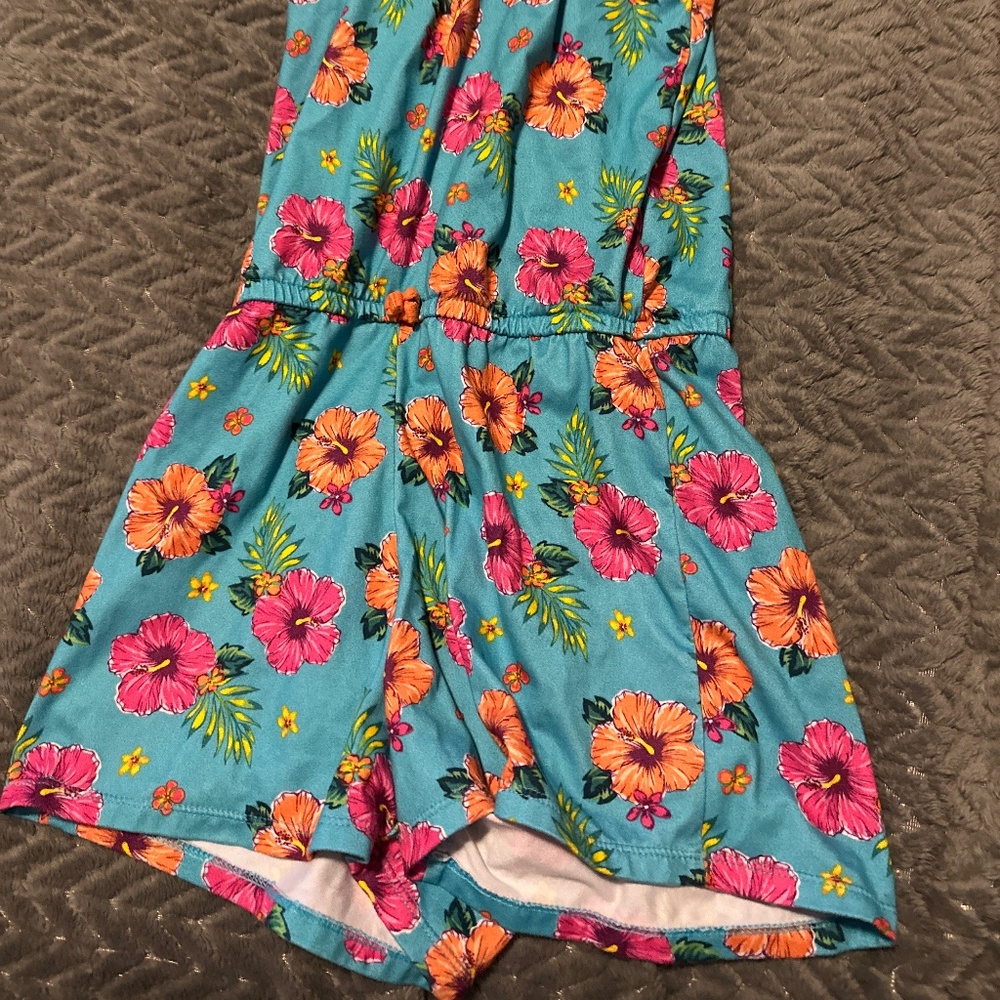 Summer floral jumpsuit